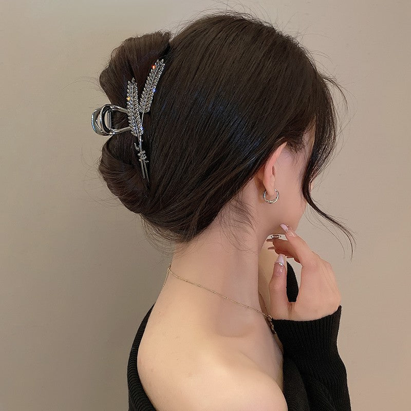 バンスクリップ ヘアクリップ レディース 女性 ヘアアクセサリー まとめ髪 商品画像5