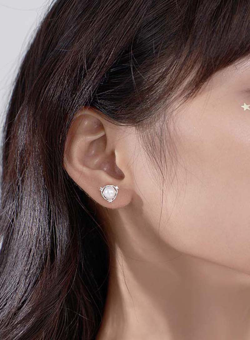 スタッドピアス レディース 女性用 アクセサリー フェイクパール パール風 商品画像5