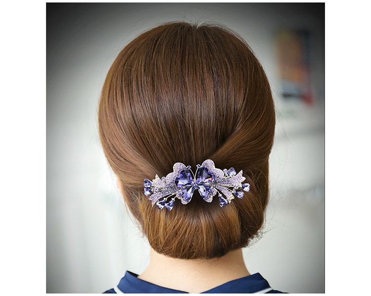 バレッタ レディース 女性 ヘアアクセサリー まとめ髪 髪留め 商品画像5