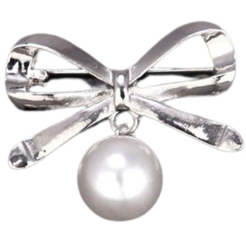 ブローチ ピンブローチ アクセサリー レディース ラインストーン パール調 K バリエーション画像
