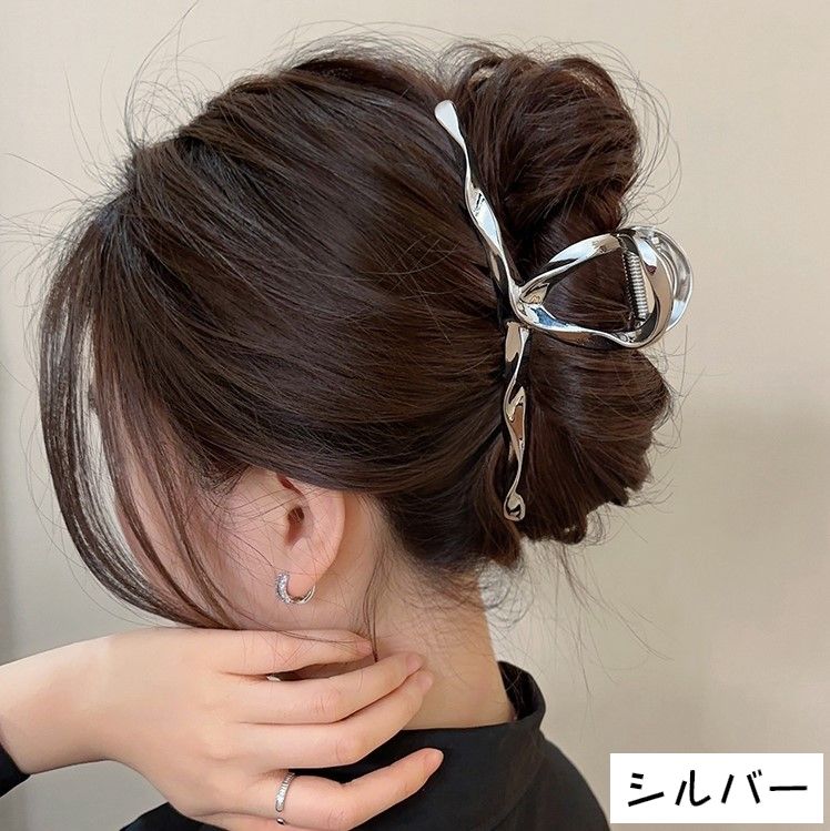 ヘアクリップ レディース ヘアアクセサリー バンスクリップ 髪留め 髪飾り 商品画像5