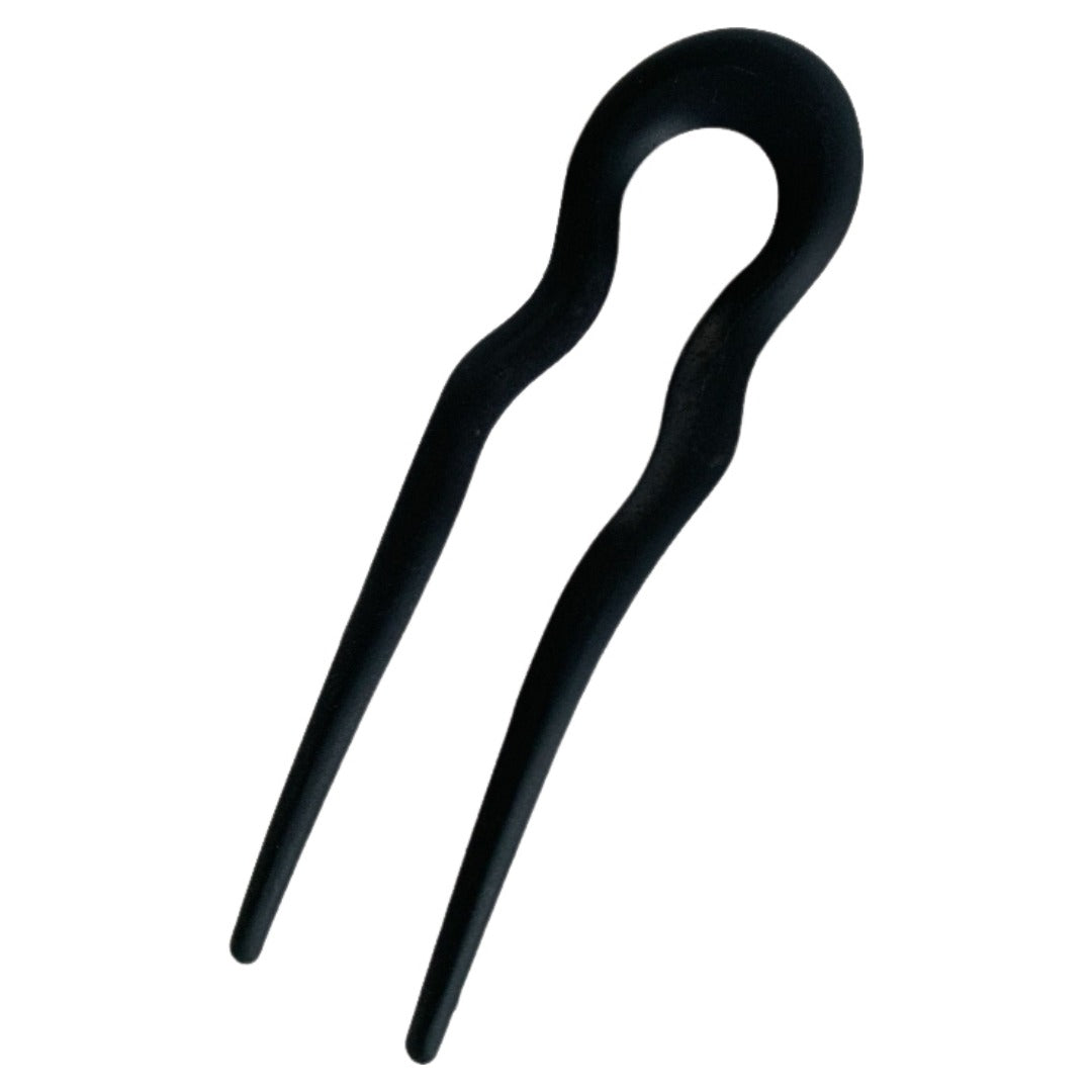 かんざし U型 Uピン レディース 女性 ヘアアクセサリー ブラック バリエーション画像