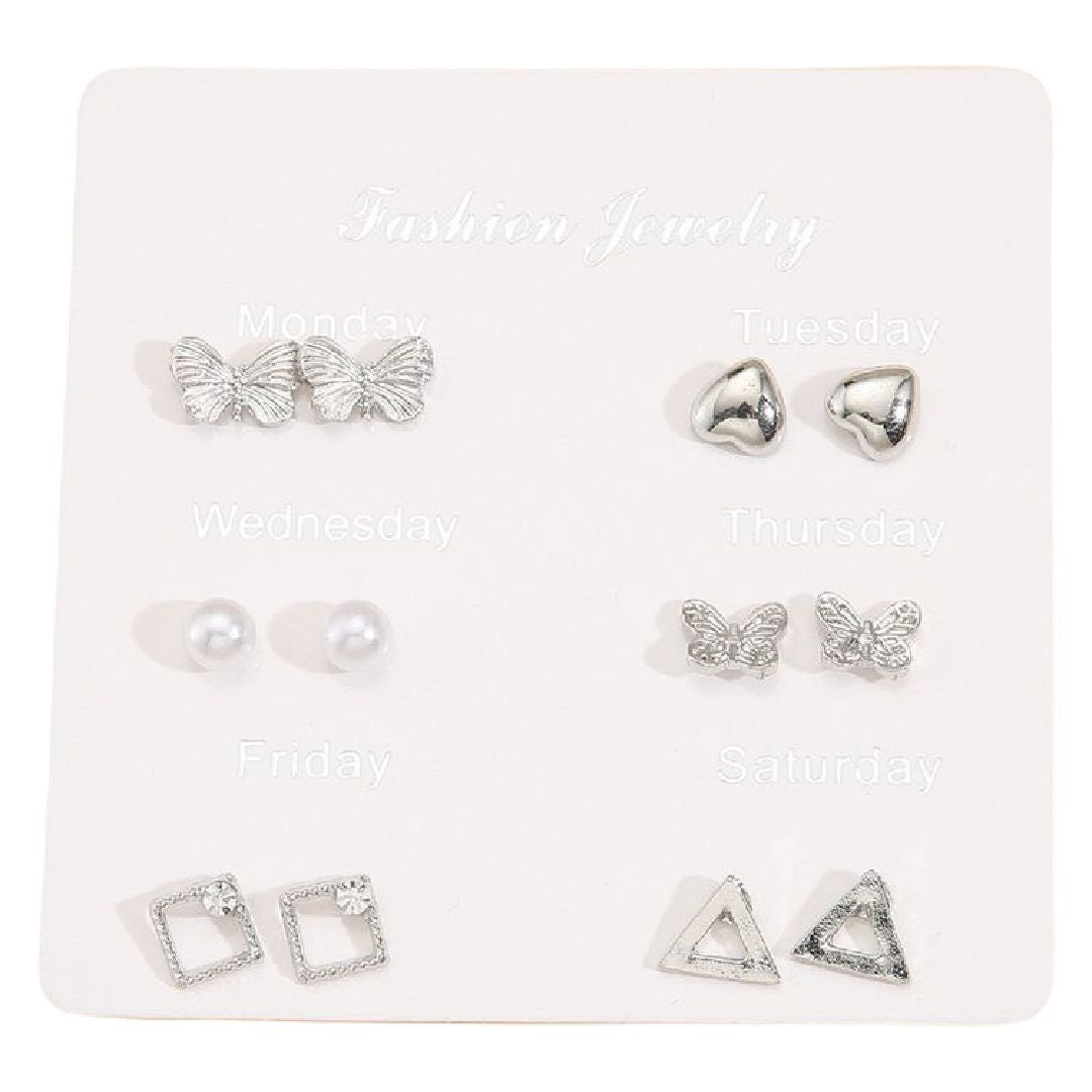 スタッドピアス キャッチピアス 6点セット 7点セット レディース アクセサリー 12311 バリエーション画像