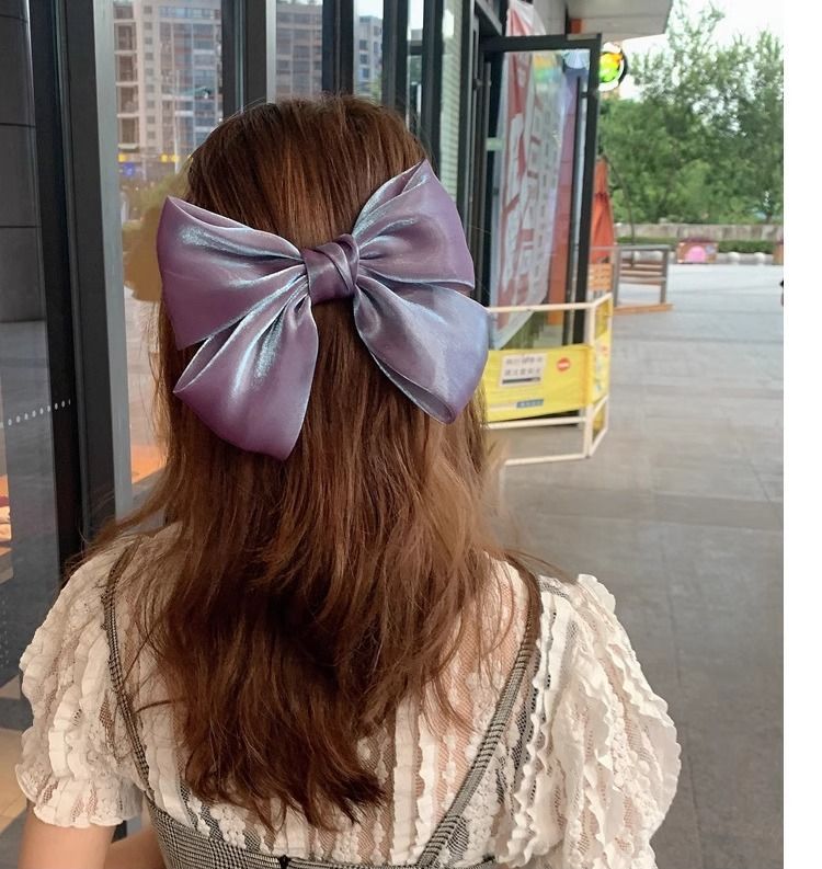 バレッタ リボン レディース ヘアアクセサリー 髪留め 髪飾り 商品画像5