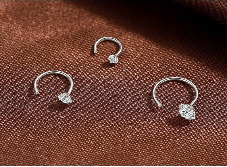 ピアス ハーフフープピアス 両耳用 レディース 女性 アクセサリー 商品画像5