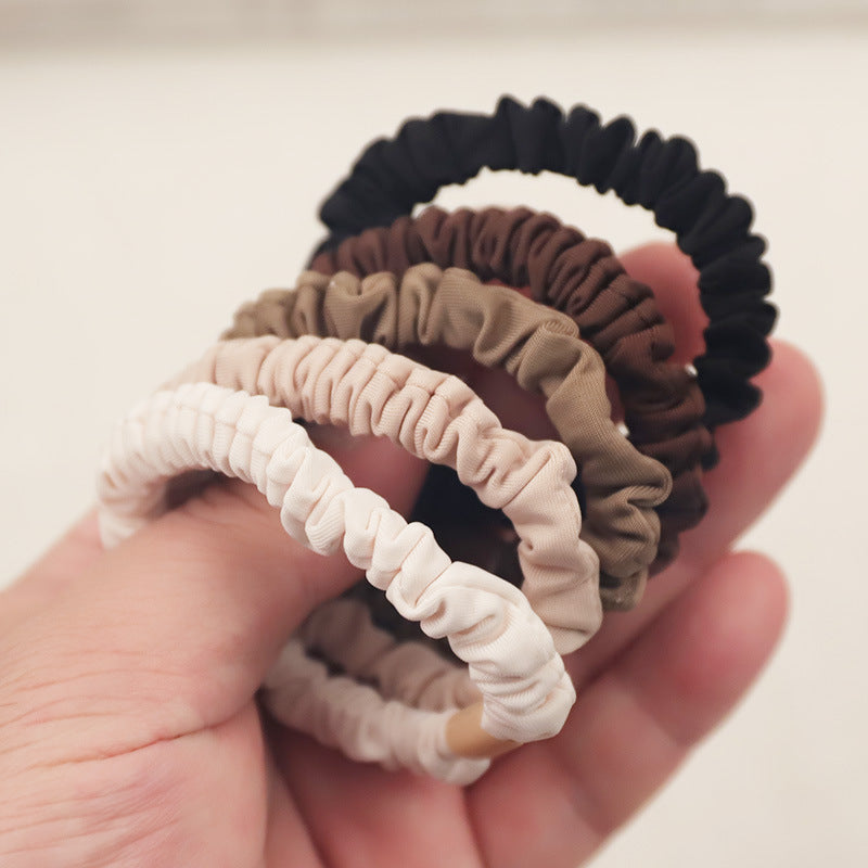 シュシュ ヘアゴム 同色4個セット レディース 女性用 ヘアアクセサリー 商品画像5