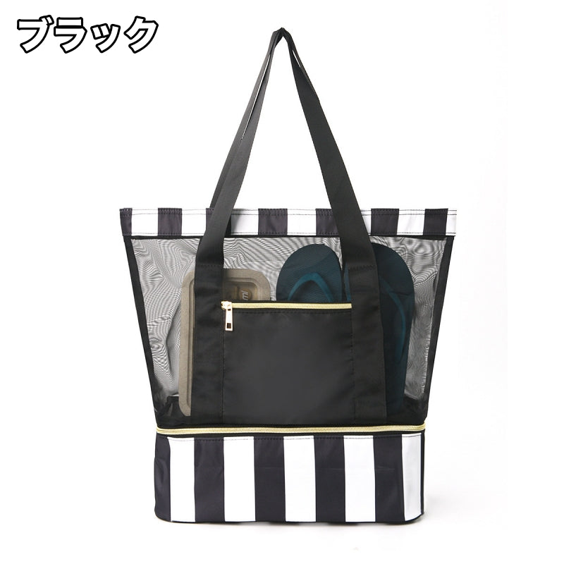 トートバッグ ビーチバッグ 2層式 肩掛け 大容量 レディース 商品画像5