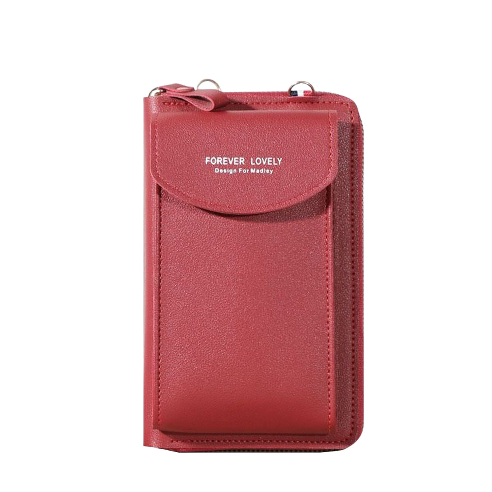 ショルダーバッグ スマホバッグ ミニショルダー スマートフォンポーチ レディース 女性用 ワイン バリエーション画像
