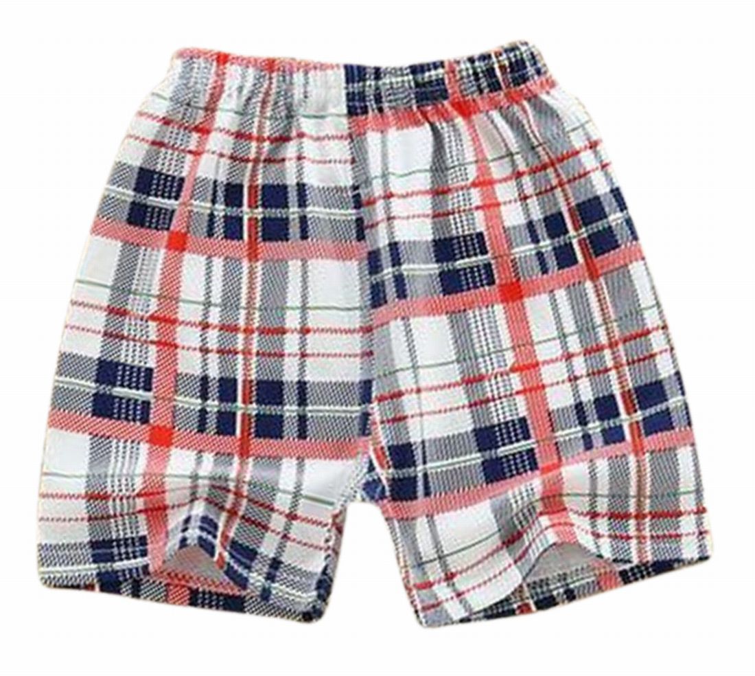 ショートパンツ ハーフパンツ 短パン ショーパン パンツ ボトムス レッド×チェック バリエーション画像