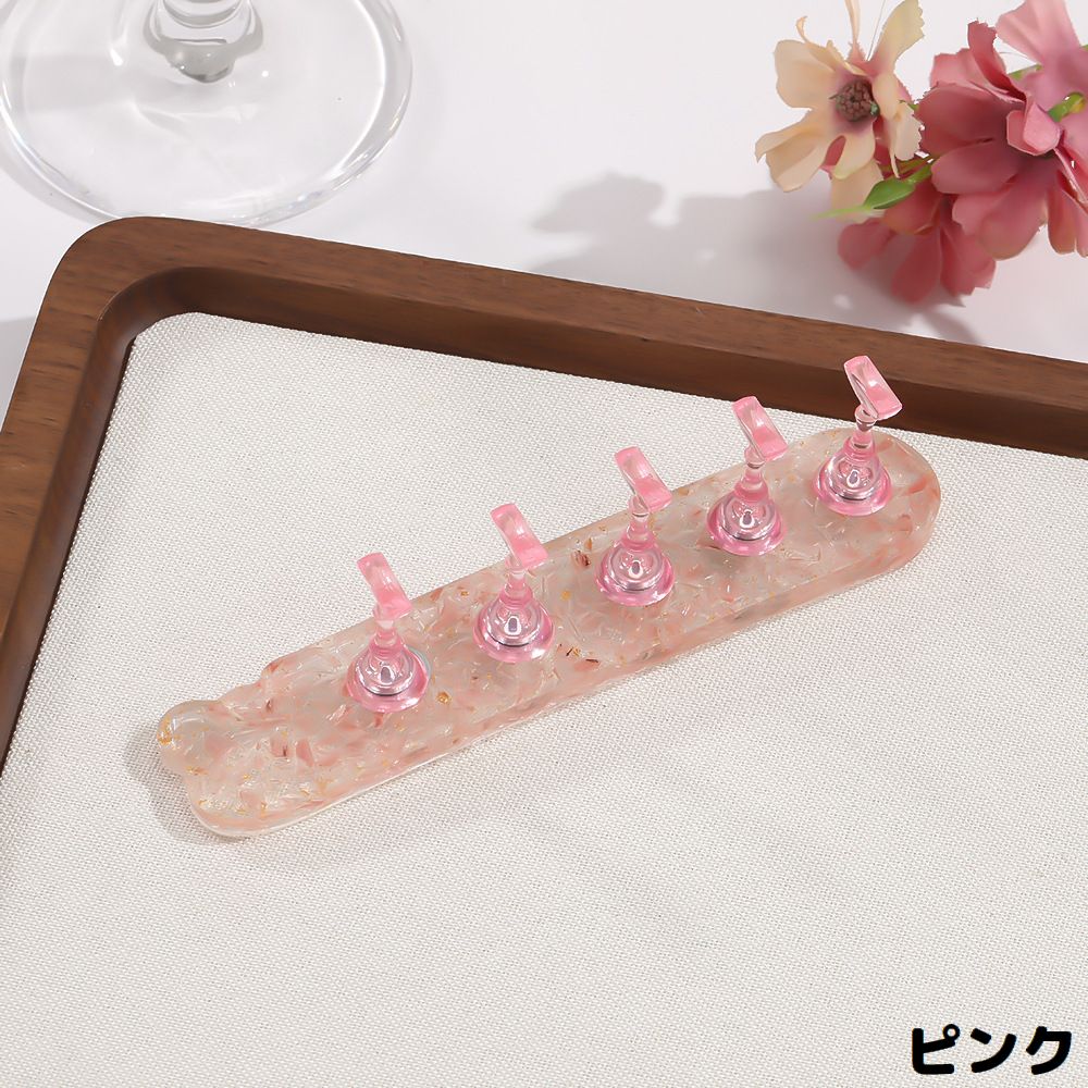 ネイルチップスタンド ネイルスタンド チップホルダー ネイルアート クマ 作業用 商品画像5