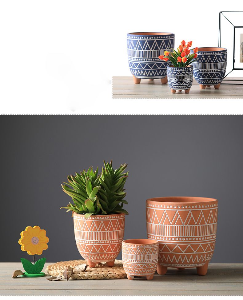 植木鉢 鉢植え プランター フラワーポット 陶器 16cm 商品画像5