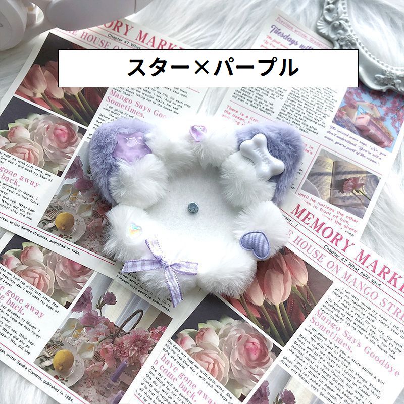 缶バッジホルダー ぬい風 缶バッジロゼット かわいい ふわふわ 缶バッチケース 商品画像5