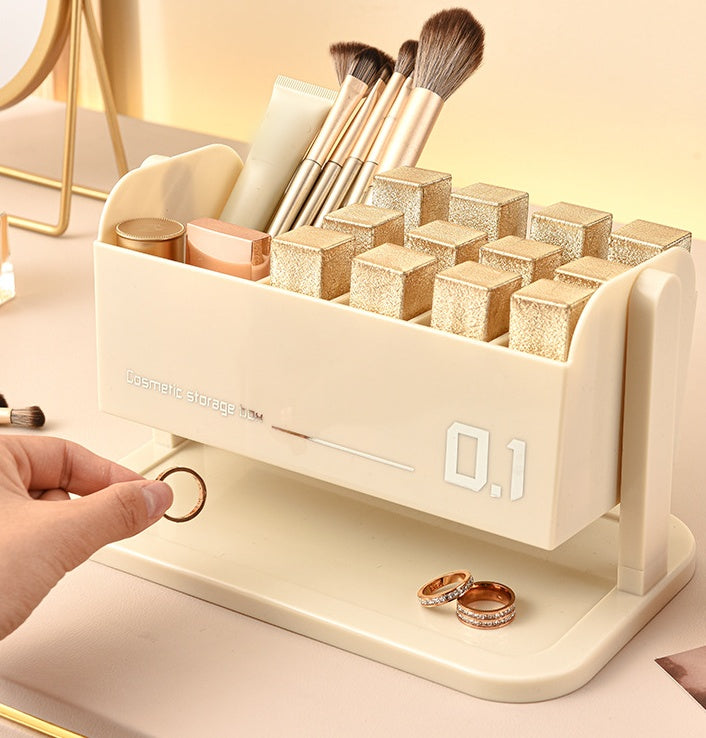 メイクボックス コスメ収納ボックス 卓上収納ボックス 化粧品収納ボックス 収納ケース ケース 商品画像5