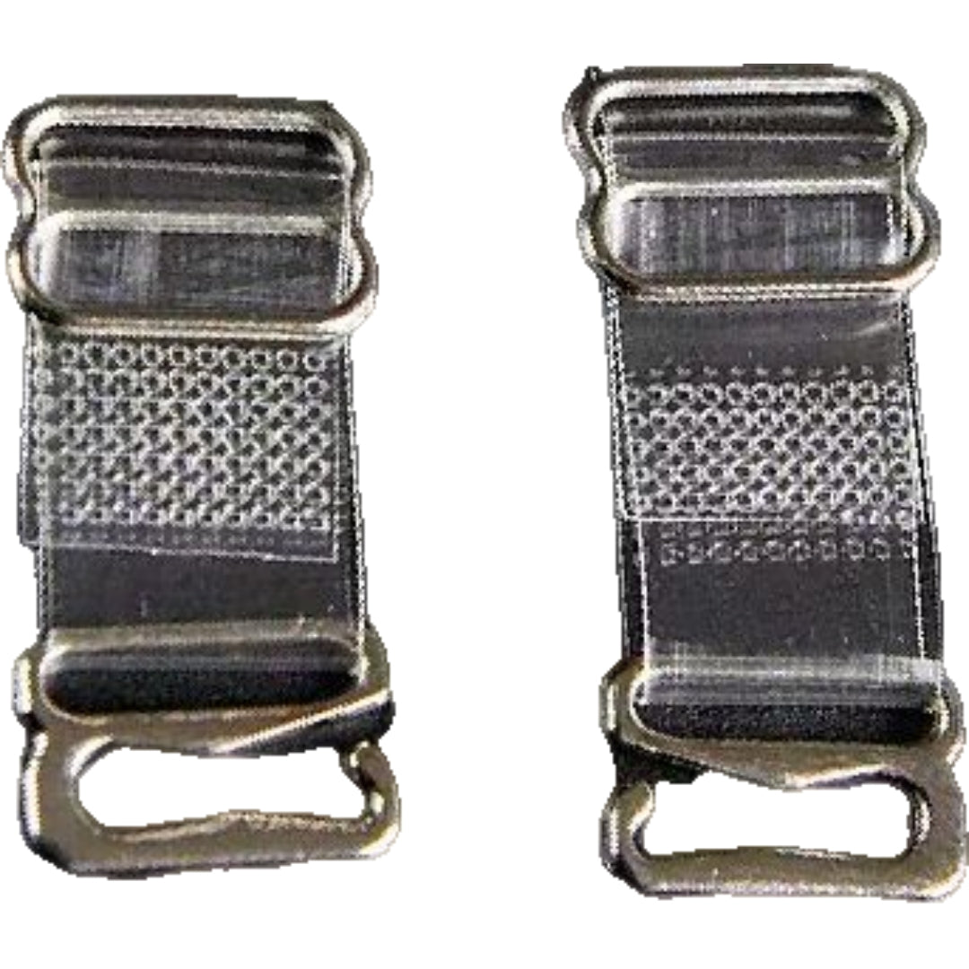 ブラストラップ 透明 クリア 1.0cm 2個 1セット シルバー バリエーション画像