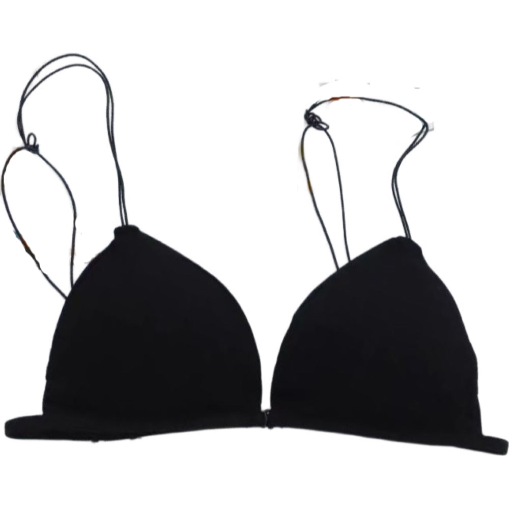 三角ブラ ブラジャー 単品 ブラ レディース 女性 ブラック バリエーション画像