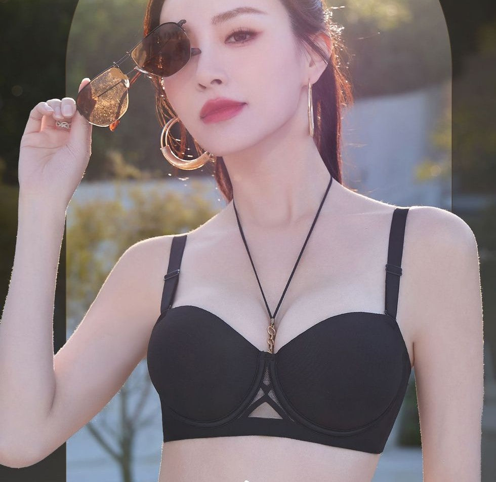 ブラジャー 3/4カップ ブラ ホルターネック レディース 女性 商品画像5