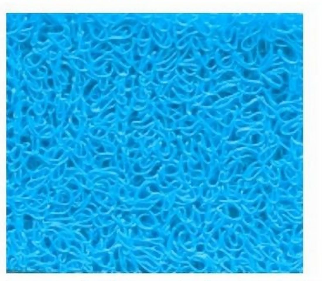 砂取りマット 猫砂マット トイレマット 猫用 ネコ 30×40cm スカイブルー1【長方形】 バリエーション画像