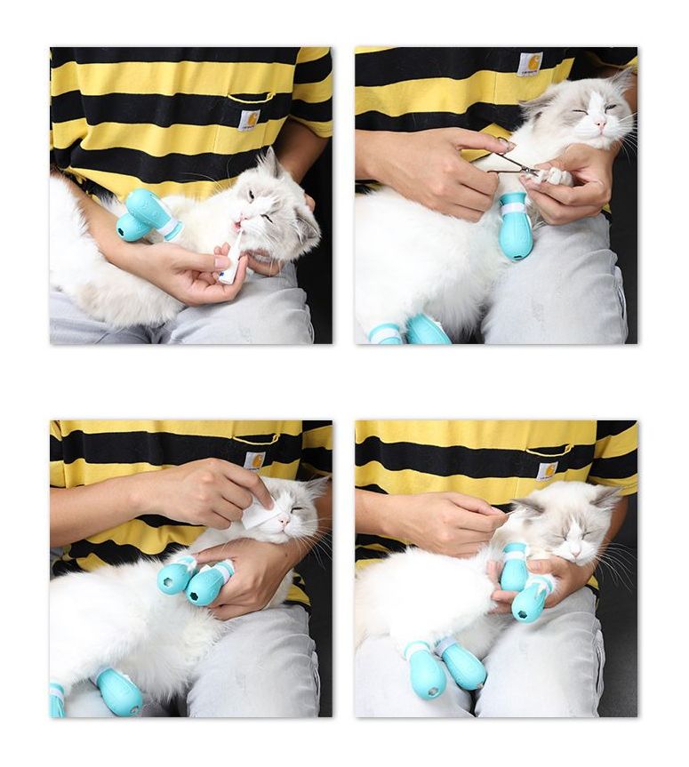 猫用 足カバー 猫靴 手袋 足袋 保護カバー 商品画像5