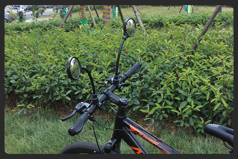 自転車用 バックミラー サイクルミラー 凸面鏡 フレキシブルアーム ロング 商品画像5