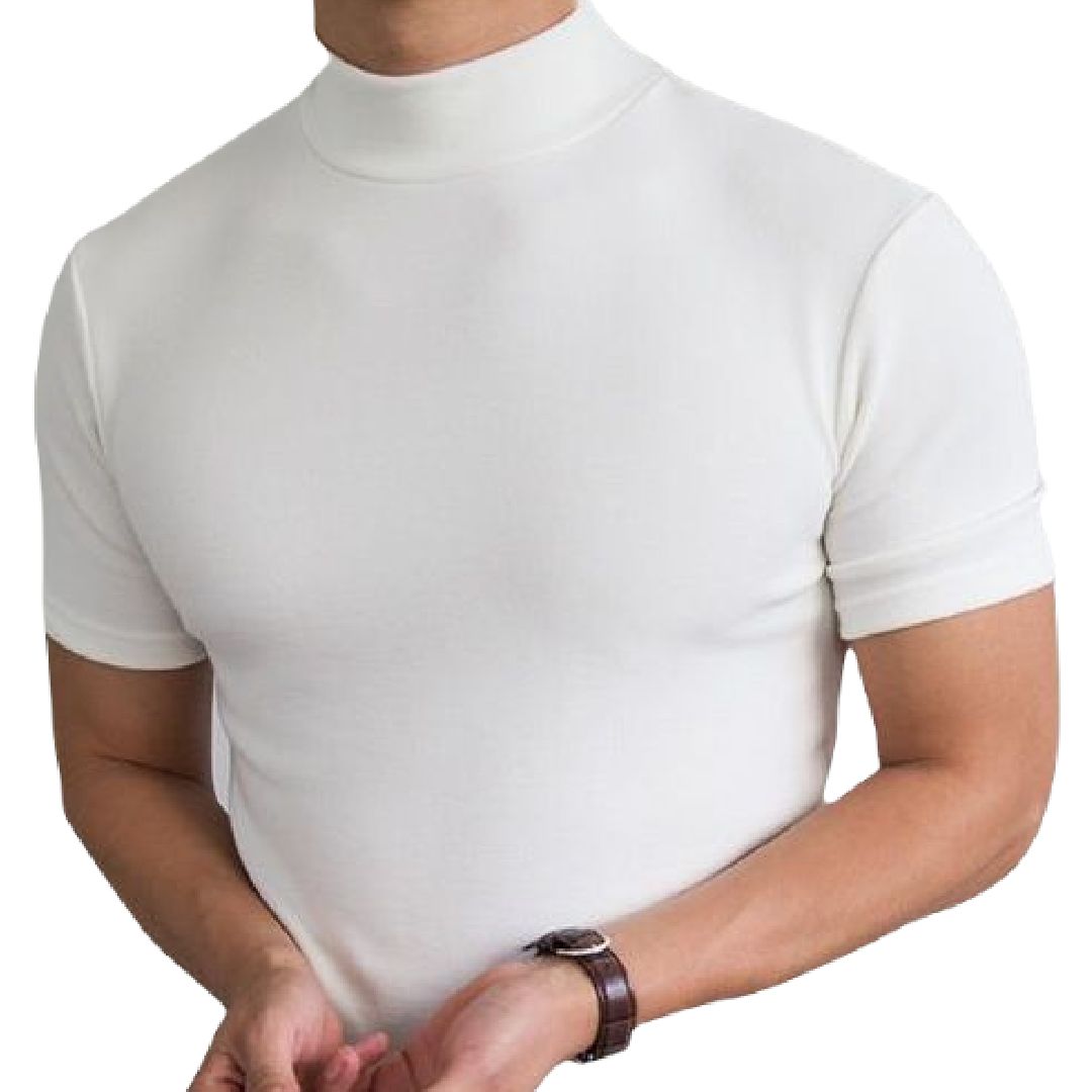 Tシャツ カットソー 半袖 メンズ トップス 大きいサイズ オフホワイト バリエーション画像