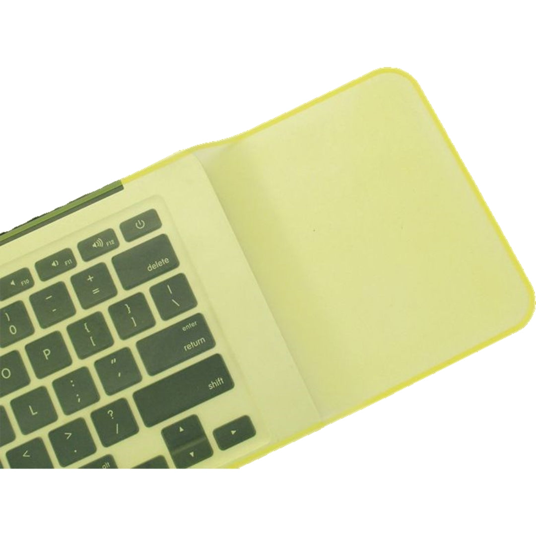 キーボードカバー ノートパソコン用 PCアクセサリー 保護カバー ラップトップ用 シリコンカバー イエロー バリエーション画像