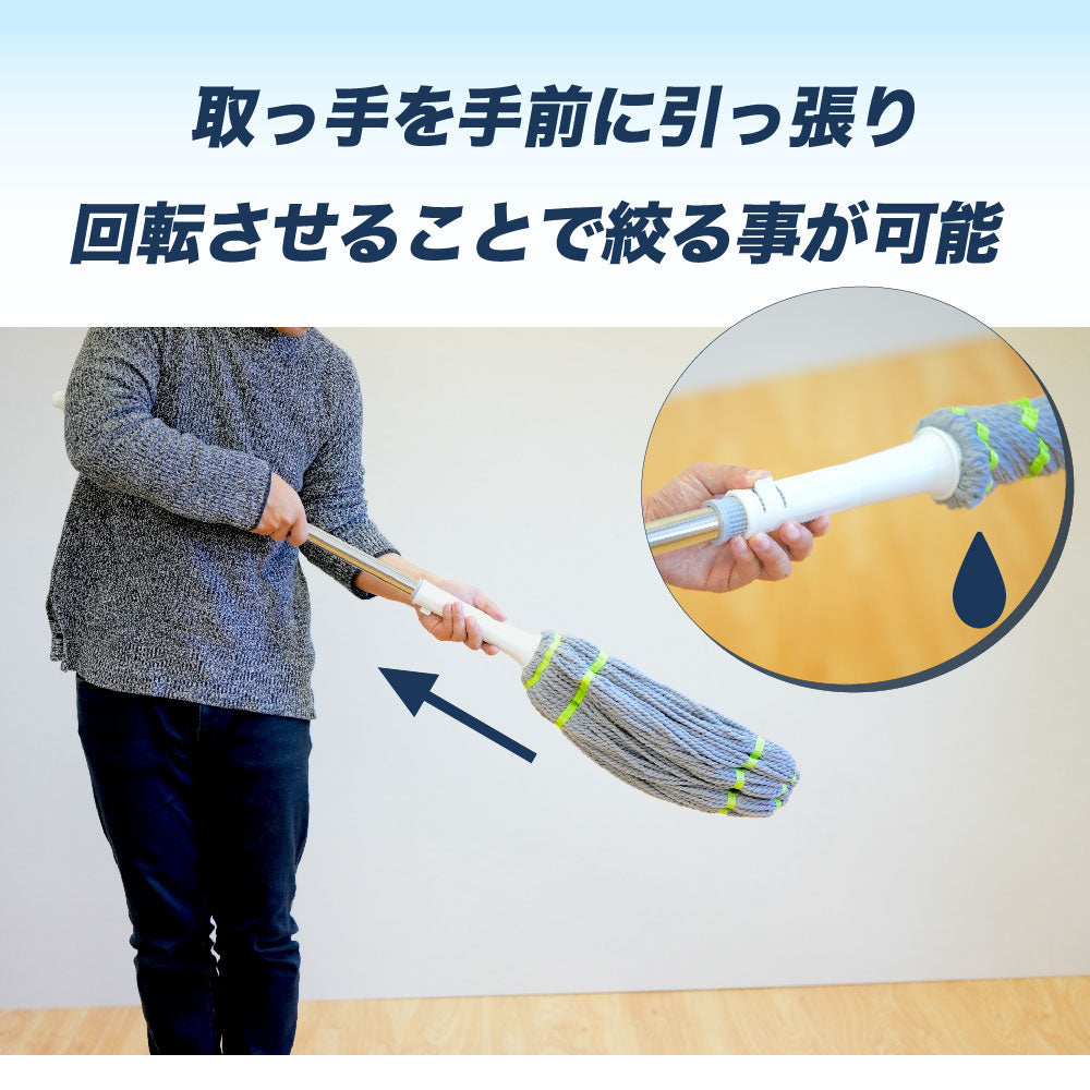 モップ 水拭き 業務用 モップヘッド 2個セット 脱水 商品画像3