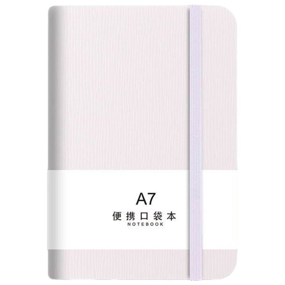 A7ノート ストラップ ストラップブック ポケットノート ミニ ブック ホワイト バリエーション画像