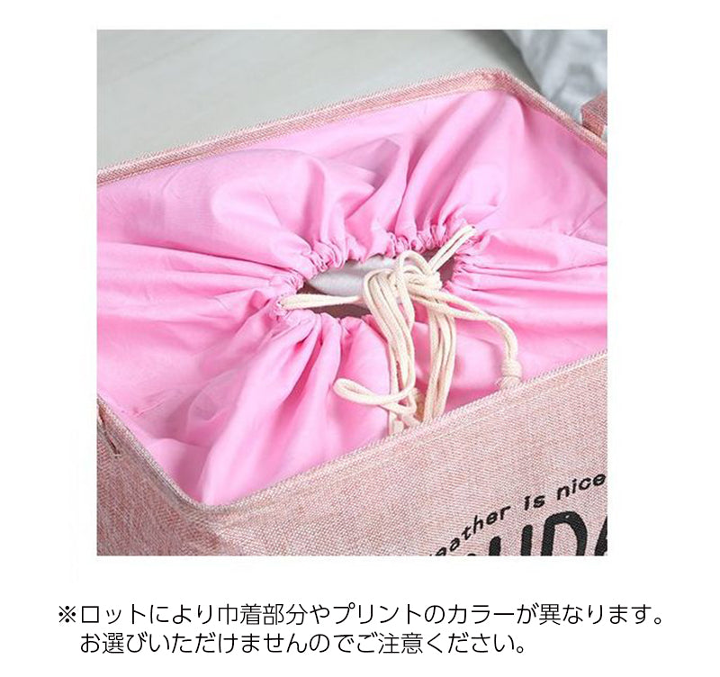 ランドリーバスケット 四角型 ランドリーボックス 150リットル 巾着 収納 商品画像5