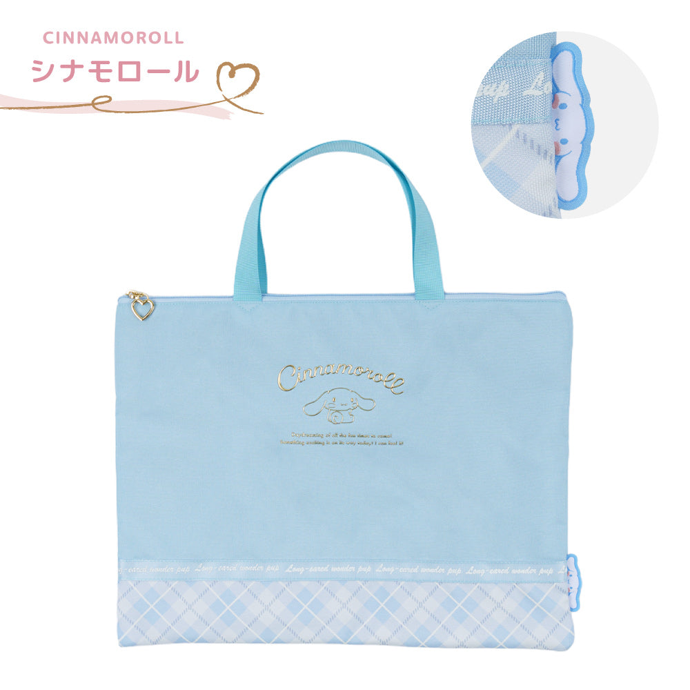 サンリオキャラクターズレッスンバッグ クロミ シナモロール ポチャッコ マイメロディ キティ 商品画像5