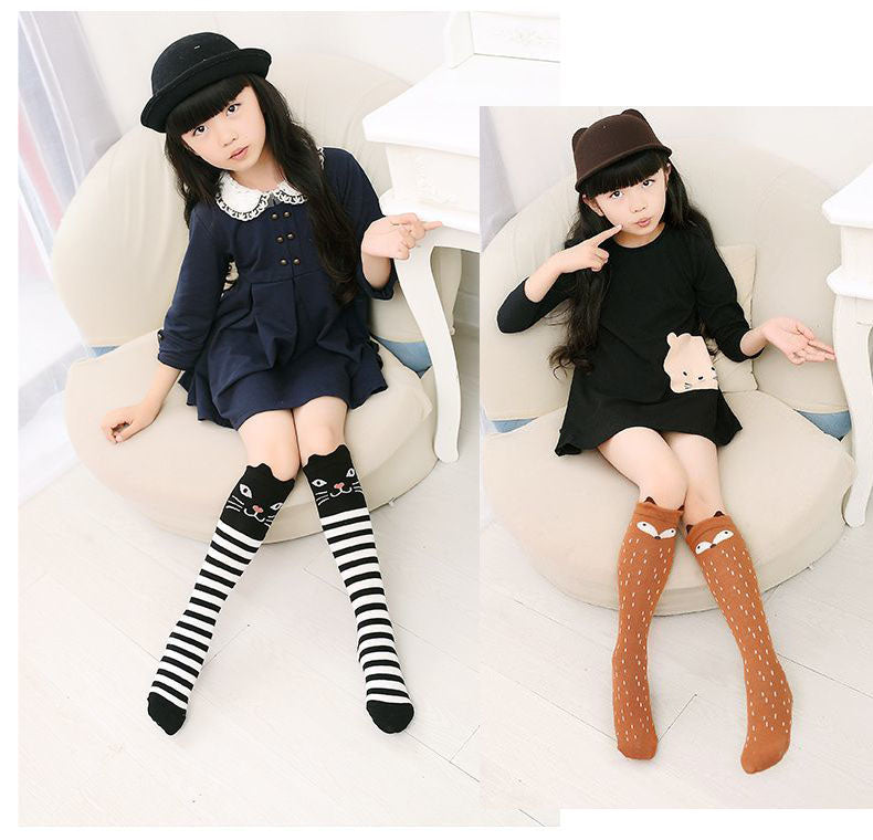 子供用 ハイソックス キッズソックス ジュニアソックス 女の子 靴下 商品画像3