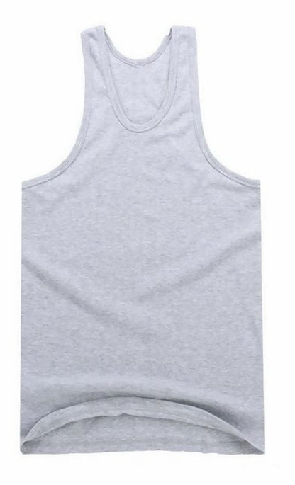 タンクトップ ランニング シャツ ノースリーブ メンズ 男性 グレー バリエーション画像