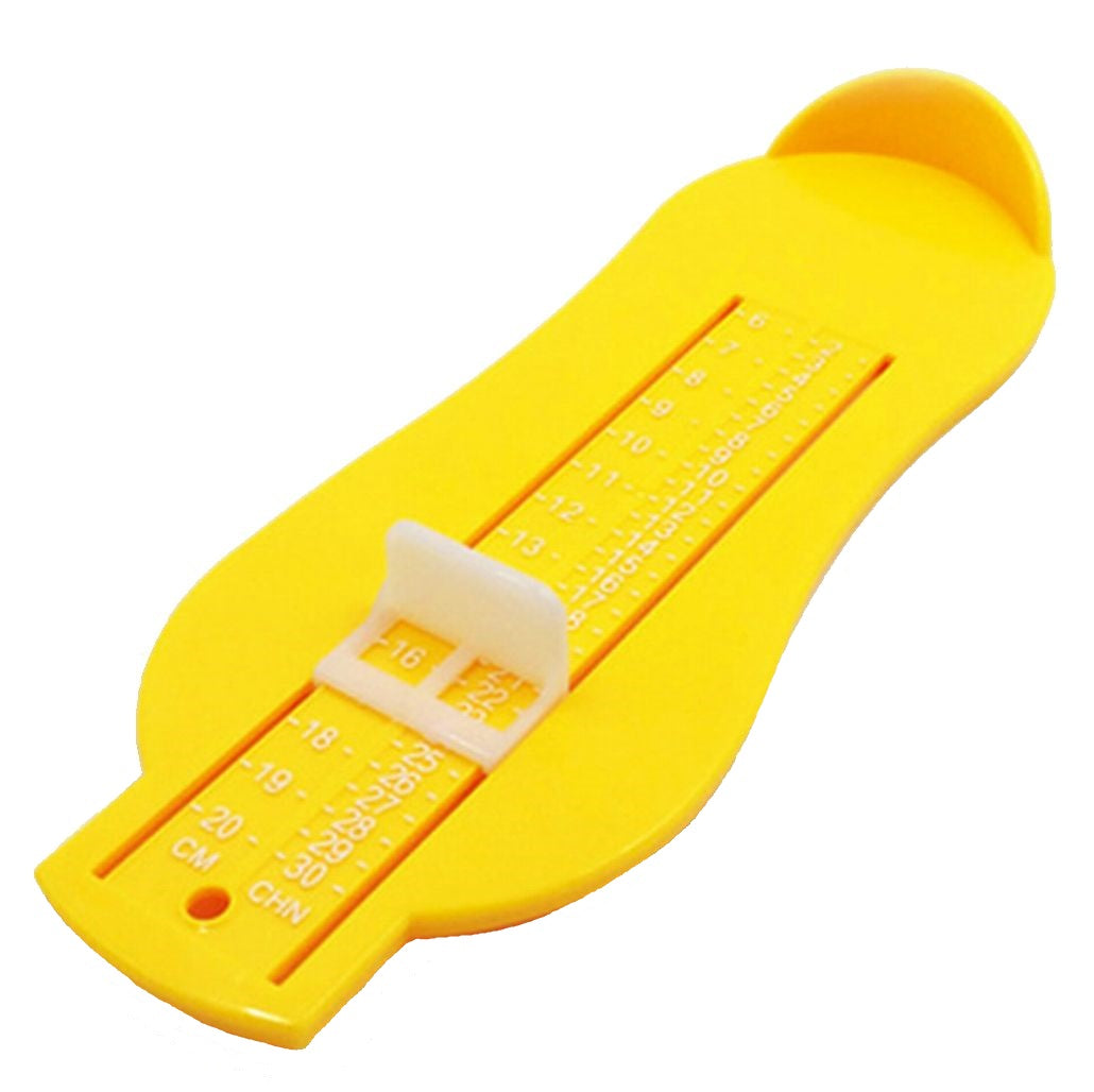 フットメジャー ベビースケール 足のサイズ 計測器 6～20cm 子供用 イエロー バリエーション画像