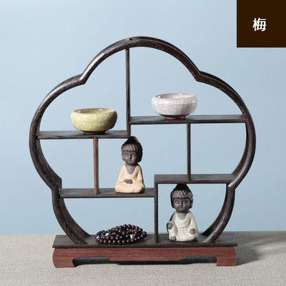 飾り棚 おしゃれ アジアン 伝統的 小物 陶器 商品画像4