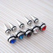 ピアス メンズ 象眼細工 ブルー ピンク レッド ホワイト ブラック アクセサリー アクセ メンズファッション かっこいい きれい おしゃれ カジュアル 贈り物 プレゼント 誕生日 イベント 男性 男子