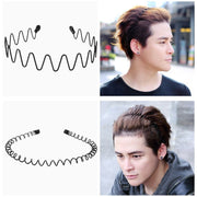 カチューシャ 3本セット メンズ レディース ヘアアクセサリー 髪飾り 髪留め オールバック 前髪 固定 洗顔 痛くない 波型 ウェーブ