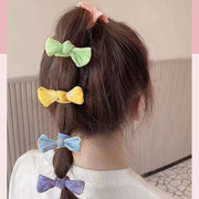 ヘアゴム 単品 髪ゴム リングゴム キッズ 女の子 女性 子供 大人 ヘアアクセサリー 髪飾り リボン 結び目 ヘアアレンジ かわいい キュート おしゃれ