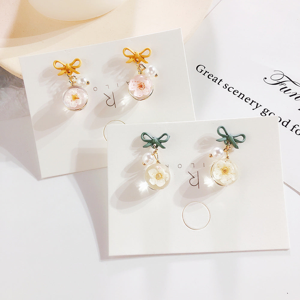 スタッドピアス レディース 女性用 アクセサリー 揺れる フェイクパール 商品画像5