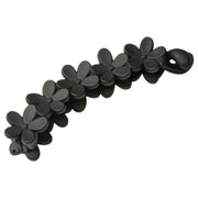 ヘアクリップ バナナクリップ レディース ヘアアクセサリー レディースアクセサリー クリップ ブラック グリーン パープル 大きめ 髪留め 髪飾り しっかり留まる 花 大人っぽい ハーフアップ まとめ髪 華やか
