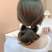 ヘアゴム 髪ゴム 単品 ヘアアクセサリー レディース 女性 ガールズ シンプル 丸 ボール 3連 髪留め まとめ髪 髪飾り ヘアアレンジ ポニーテール お出かけ 普段使い デイリー 婦人