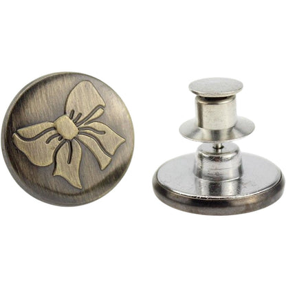 デニムボタン タックボタン 2個セット 金属製 17mm ジーンズボタン 14 バリエーション画像