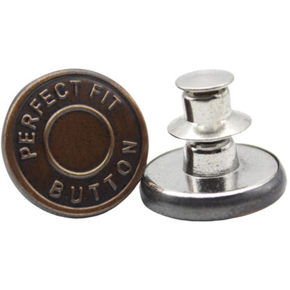 デニムボタン タックボタン 2個セット 金属製 17mm ジーンズボタン 2 バリエーション画像