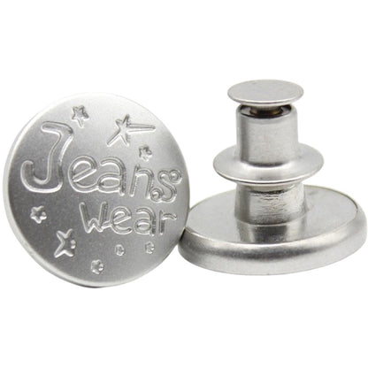 デニムボタン タックボタン 2個セット 金属製 17mm ジーンズボタン 6 バリエーション画像