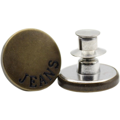 デニムボタン タックボタン 2個セット 金属製 17mm ジーンズボタン 7 バリエーション画像