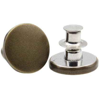 デニムボタン タックボタン 2個セット 金属製 17mm ジーンズボタン 8 バリエーション画像