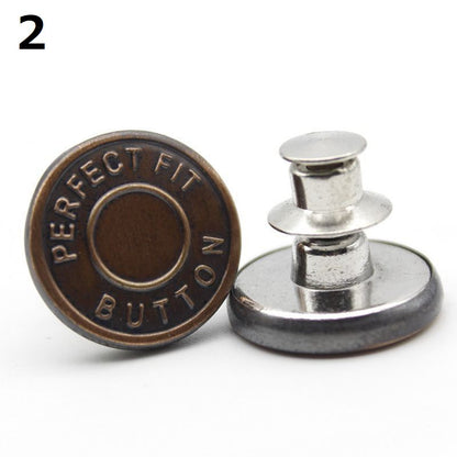 デニムボタン タックボタン 2個セット 金属製 17mm ジーンズボタン 商品画像4