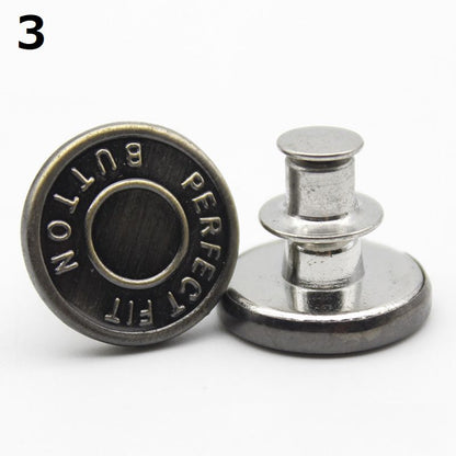 デニムボタン タックボタン 2個セット 金属製 17mm ジーンズボタン 商品画像5