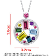 ペンダントトップ ペンダントヘッド チャーム トップのみ レディース 女性 アクセサリー カラーストーン カラフル 円形 ラインストーン キラキラ 可愛い おしゃれ ファッション小物 婦人用 プレゼント ギフト