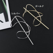マジェステ かんざし 簪 レディース ヘアアクセサリー 髪飾り 髪留め メタル 金属製 立体的 おしゃれ シンプル ヘアアレンジ まとめ髪