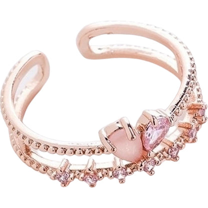 指輪 ファッションリング オープンリング レディース アクセサリー ビジュー 21 バリエーション画像