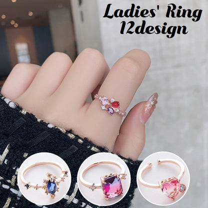 指輪 ファッションリング レディース アクセサリー ビジュー ラインストーン 商品画像